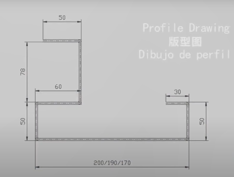 Profile Drawing DB3SREY2JCX3QAU%K3HC