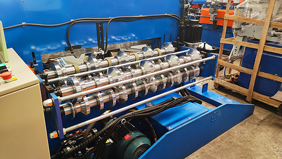 자동 압착 롤 성형 기계 (수평 및 수직 두 방향)