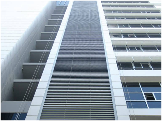 건축용 루버 롤 성형기 적용 사례